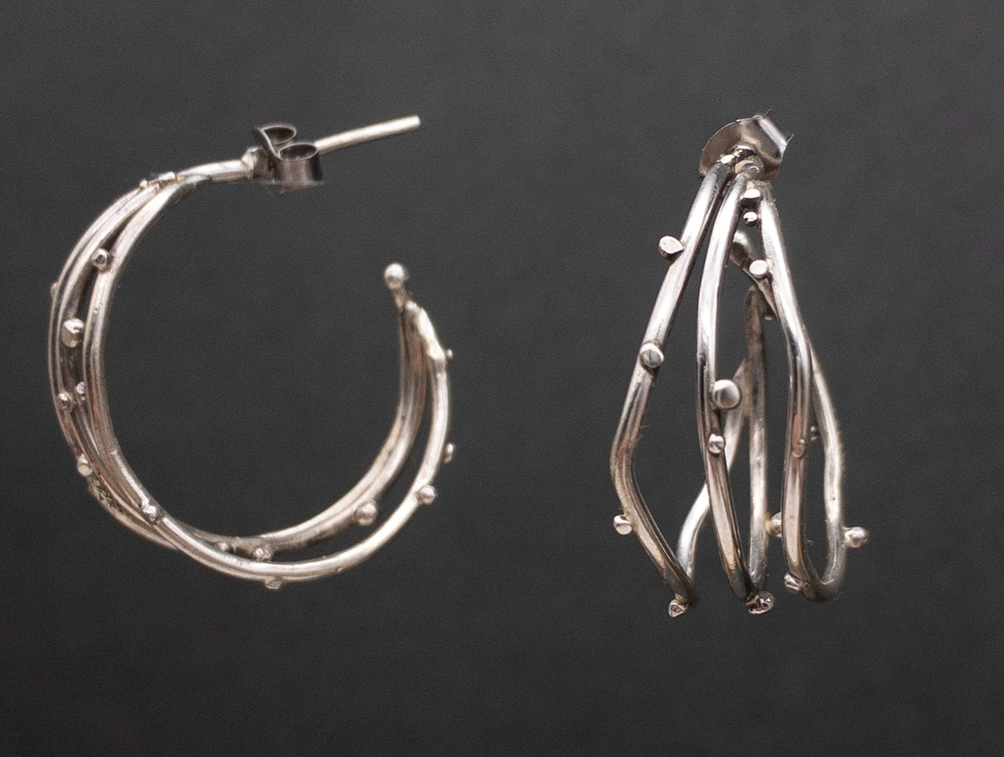 Seatangle Hoop Earrings