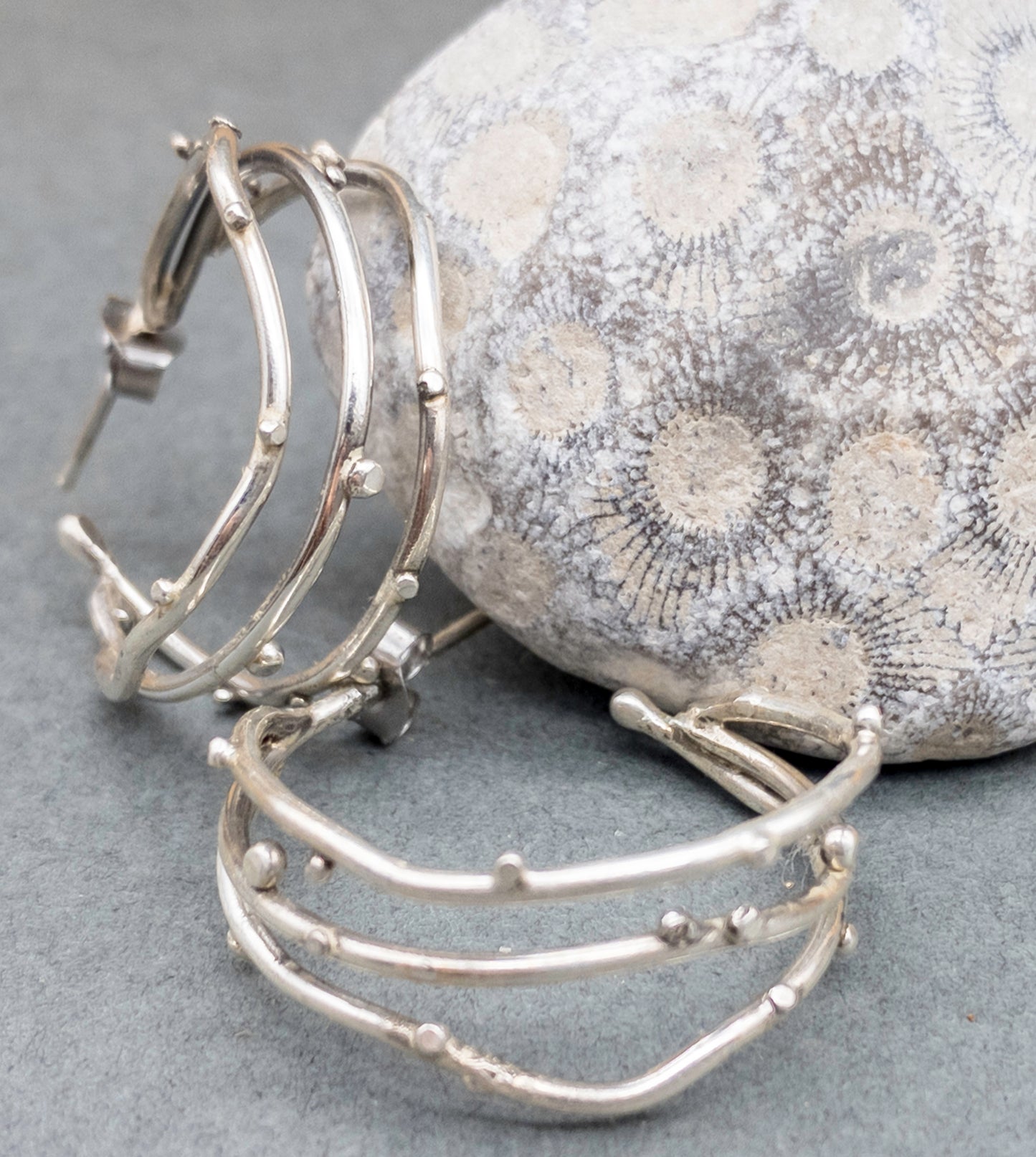 Seatangle Hoop Earrings